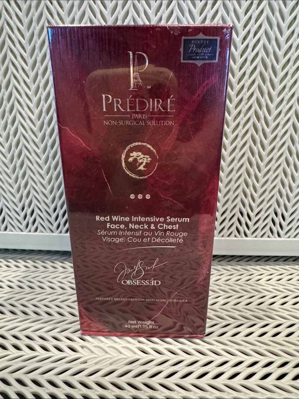 Prédiré Red Wine Intensive Serum for Face, Neck & Chest - Red